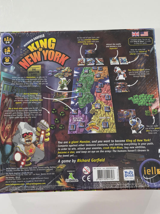KING of NEW YORK BY Richard Garfield board game new