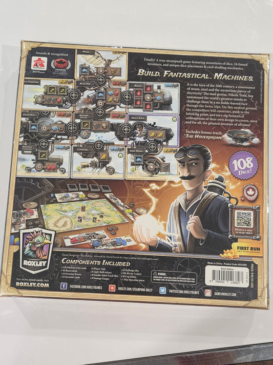 New - Steampunk Rally Board Game