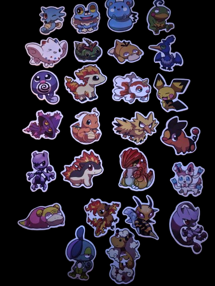 Pocket Monster Elf Graffiti Sticker * 3 Different Sets