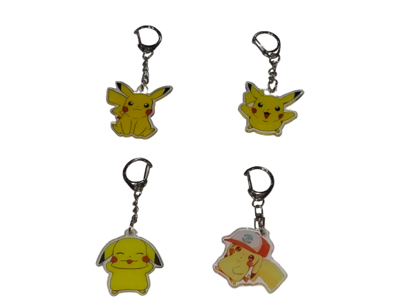 Anime Fan-Favorite Pokémon - Pikachu – 1" Acrylic Keychain