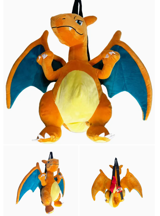 Pokémon 3D Plush Backpack Charizard