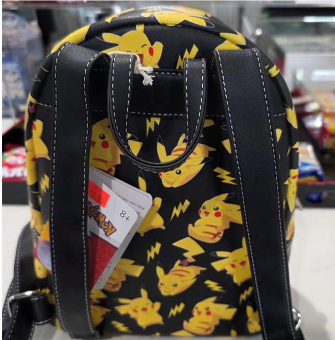 Pokémon Pikachu Leather Backpack