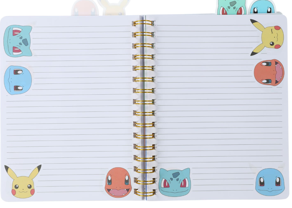 Pokemon Journal Pickachu Charmander Bulbasaur Squirtle