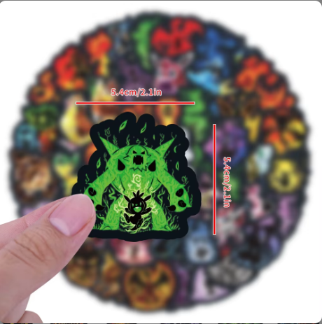 POKEMON Neon STICKERS*
