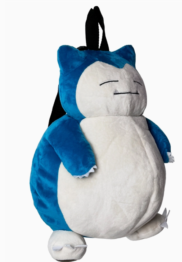 Backpack Pokémon 3D Plush - Snorlax