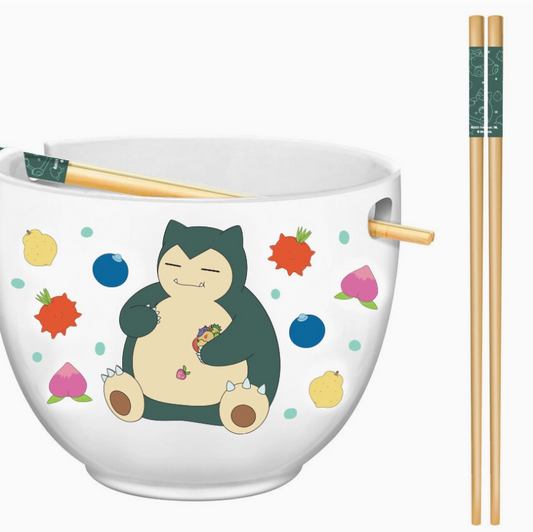Pokémon Collectors Ramen Cup/Bowl with Chopsticks – Snorlax