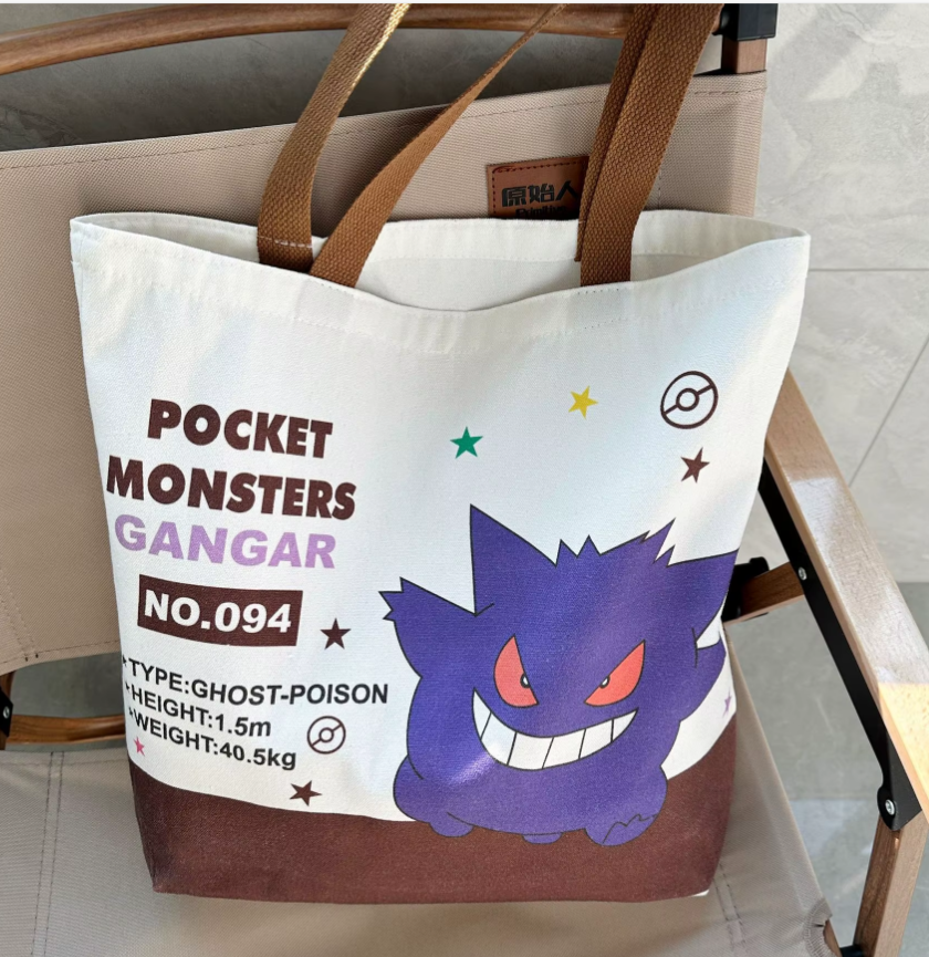 Pokemon Tote Bag Pocket Monster Character Handbag – Stylish, Durable & Fan-Favorite!