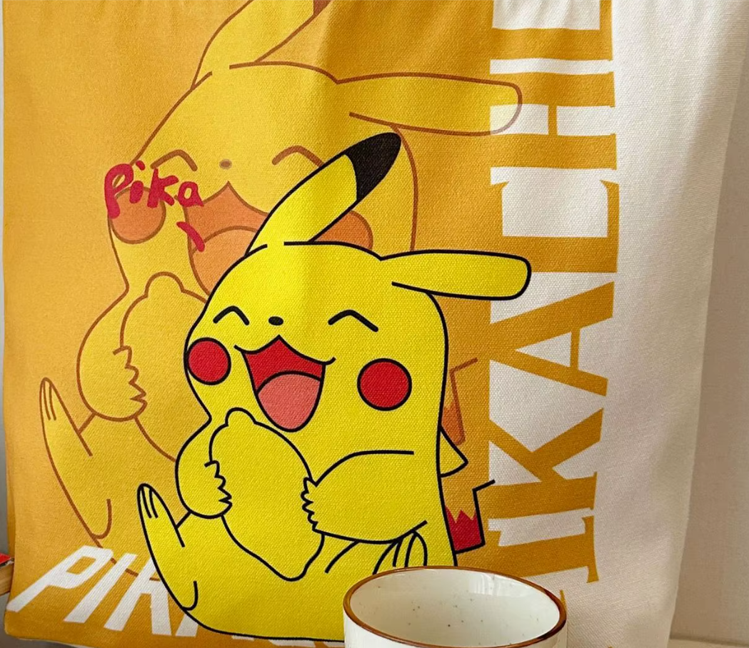 Pokemon Tote Bag Pocket Monster Character Handbag – Stylish, Durable & Fan-Favorite!