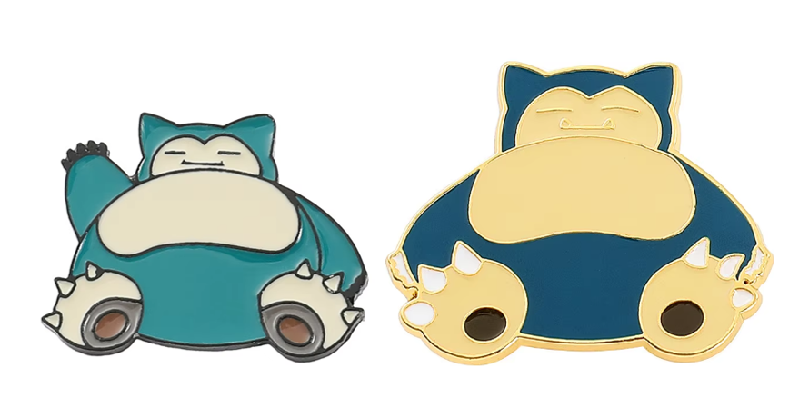 Collectible Pokémon SNORLAX Set of 2 Pins or Individually*