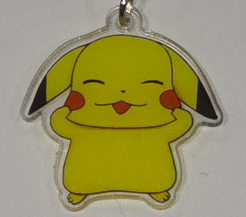 Anime Fan-Favorite Pokémon - Pikachu – 1" Acrylic Keychain