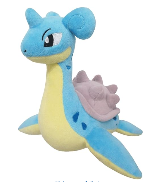 Ice-Type / Dragon / Psychic Pokémon Plushies 8"