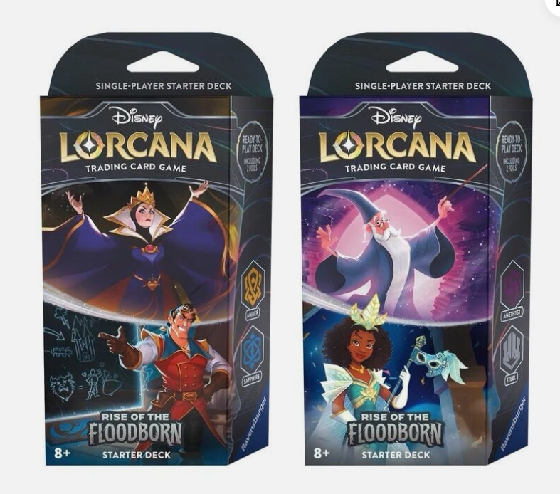 Ravensburger Disney Lorcana TCG: Rise of The Floodborn Amethyst & Steel