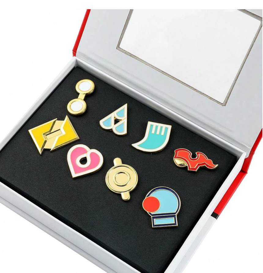 9 Styles PokémonGym Badges