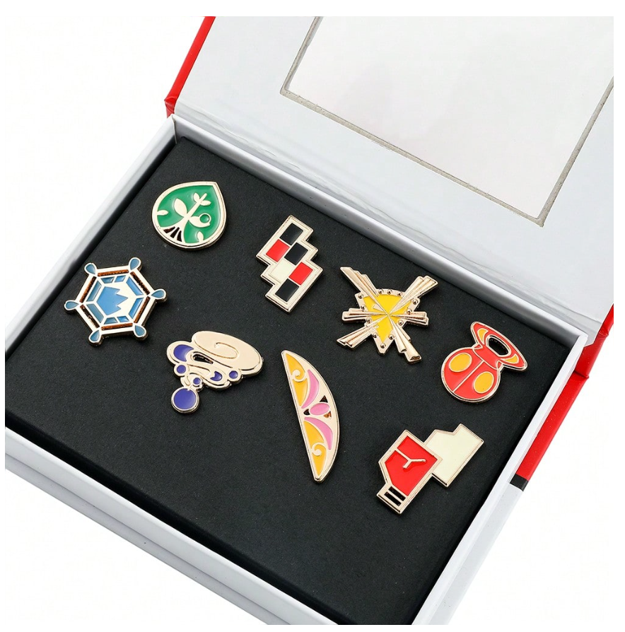 9 Styles PokémonGym Badges