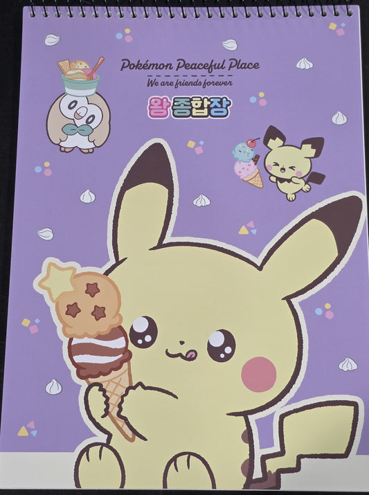 Pokémon Top Bounded Purple Sketchbook