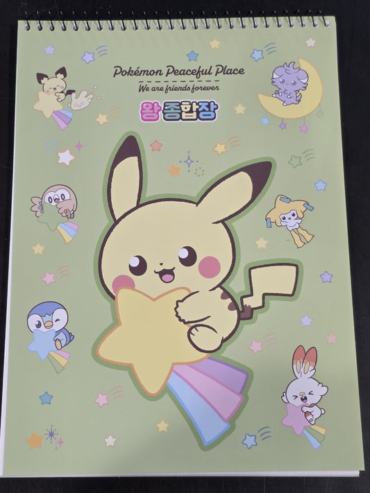 Pokemon Top Bounded Green Sketchbook