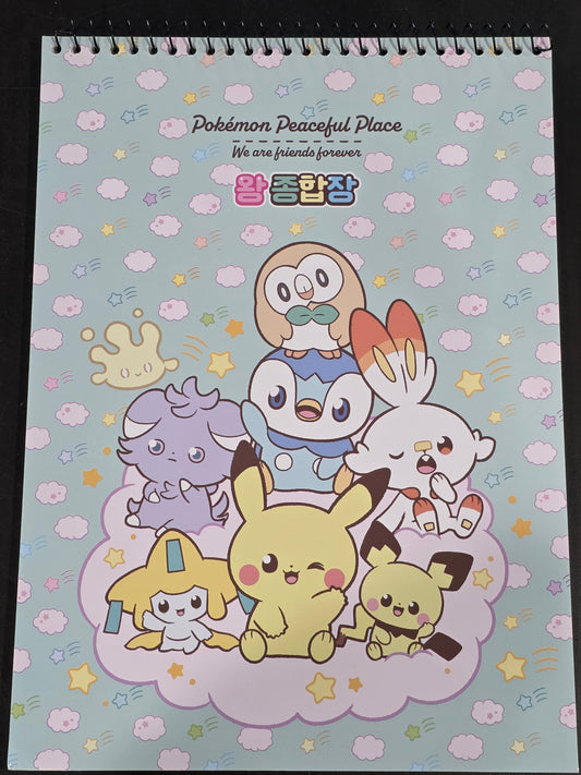 Pokémon Top Bounded Light Blue Sketchbook