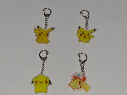 Anime Fan-Favorite Pokémon - Pikachu   – 1" Acrylic Keychain