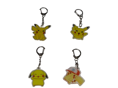 Anime Fan-Favorite Pokémon - Pikachu   – 1" Acrylic Keychain