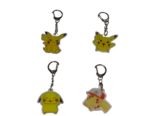 Anime Fan-Favorite Pokémon - Pikachu   – 1" Acrylic Keychain