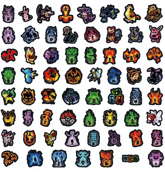 POKEMON Neon STICKERS*