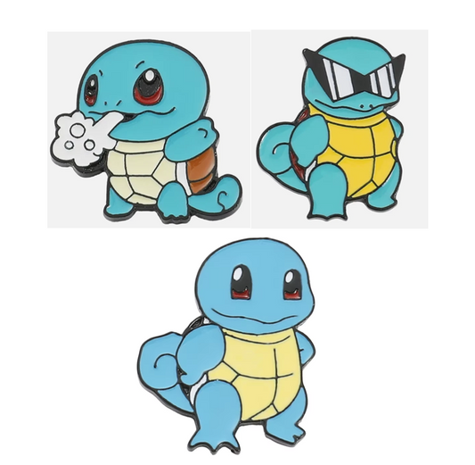 Collectible Pokémon Squirtle Set 3 Pins or Individually*