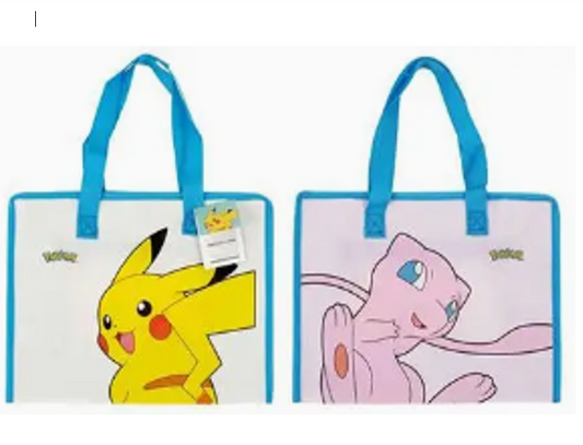 Pokémon- Pikachu and Mew -Double-Sided Multi-Use Tote