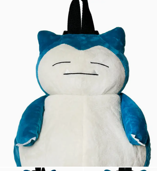 Backpack Pokémon 3D Plush - Snorlax