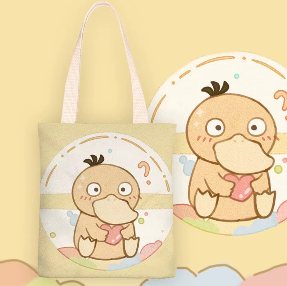 Cute Pokémon canvas bag reusable Tote & Fan-Favorite!