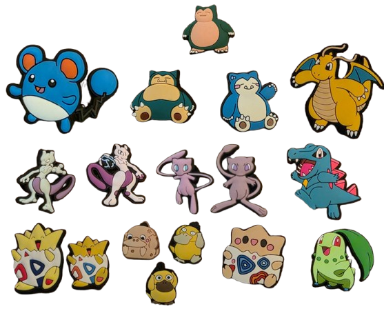 Pokémon Croc Charms! Set#2*