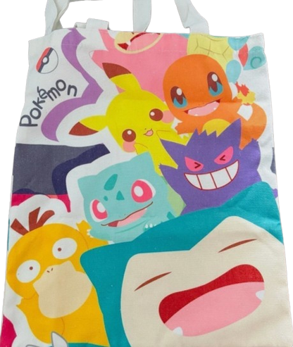 Cute Pokémon canvas bag reusable Tote & Fan-Favorite!