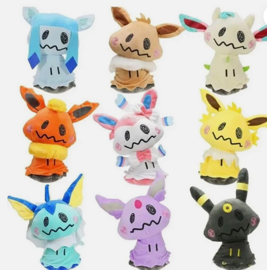 New! Pokémon 7.9" Mimikyu Plush 9 different