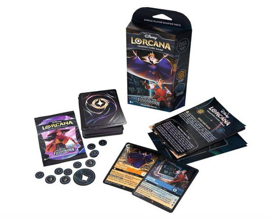 Ravensburger Disney Lorcana TCG: Rise of The Floodborn  Amethyst & Steel