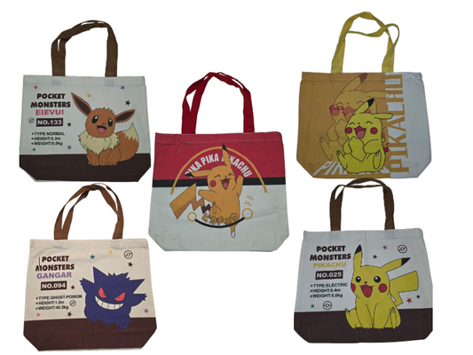 Pokemon Tote Bag Pocket Monster Character Handbag – Stylish, Durable & Fan-Favorite!